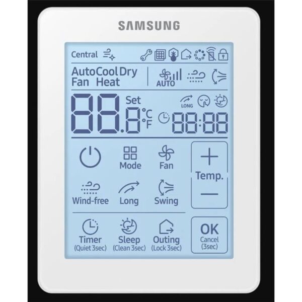 TELECOMMANDE CLIM SAMSUNG (GAIN-CASS) DVMS TACTILE